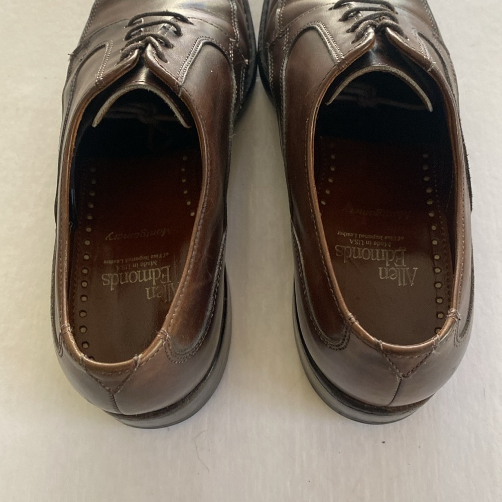 Allen Edmonds Montgomery Brown Men's Dress Shoes Size 7 . Made in USA - Picture 9 of 12